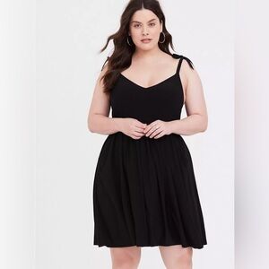 NWT Torrid Mini Studio Knit Skater Dress